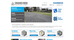 Desktop Screenshot of harscocrushedrock.com