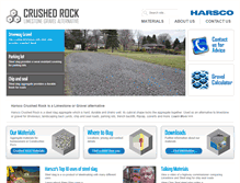 Tablet Screenshot of harscocrushedrock.com